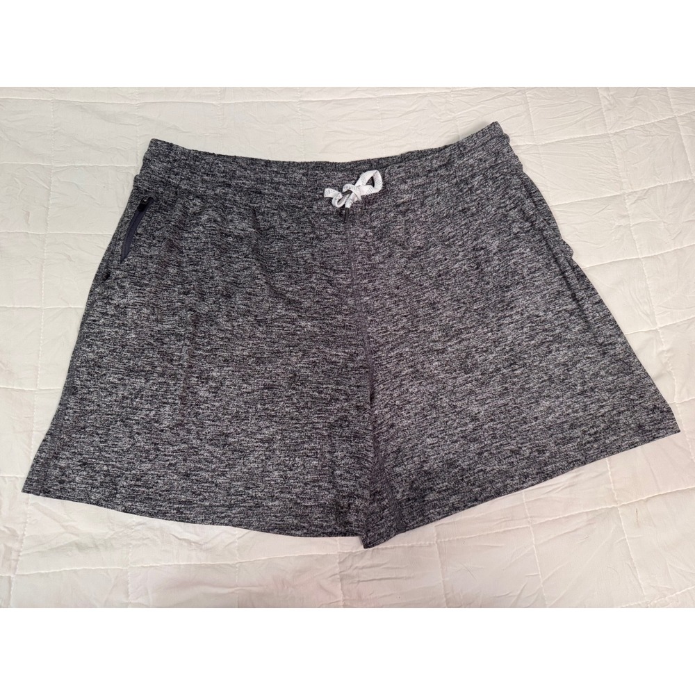 Pacific Trail‎ XXL Gray Athletic Shorts Women's Activewear Drawstring Zip Pocket